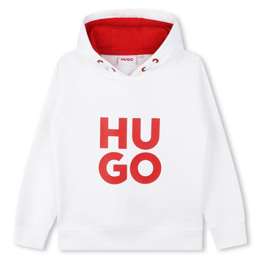 Sudadera HUGO negra para niños y adolescentes